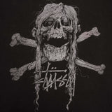 【OLD STUSSY】Stussy Skulls Tee Vintage 2000s Stussy World Tribe Skull Gray T-shirt Sz L | eBay