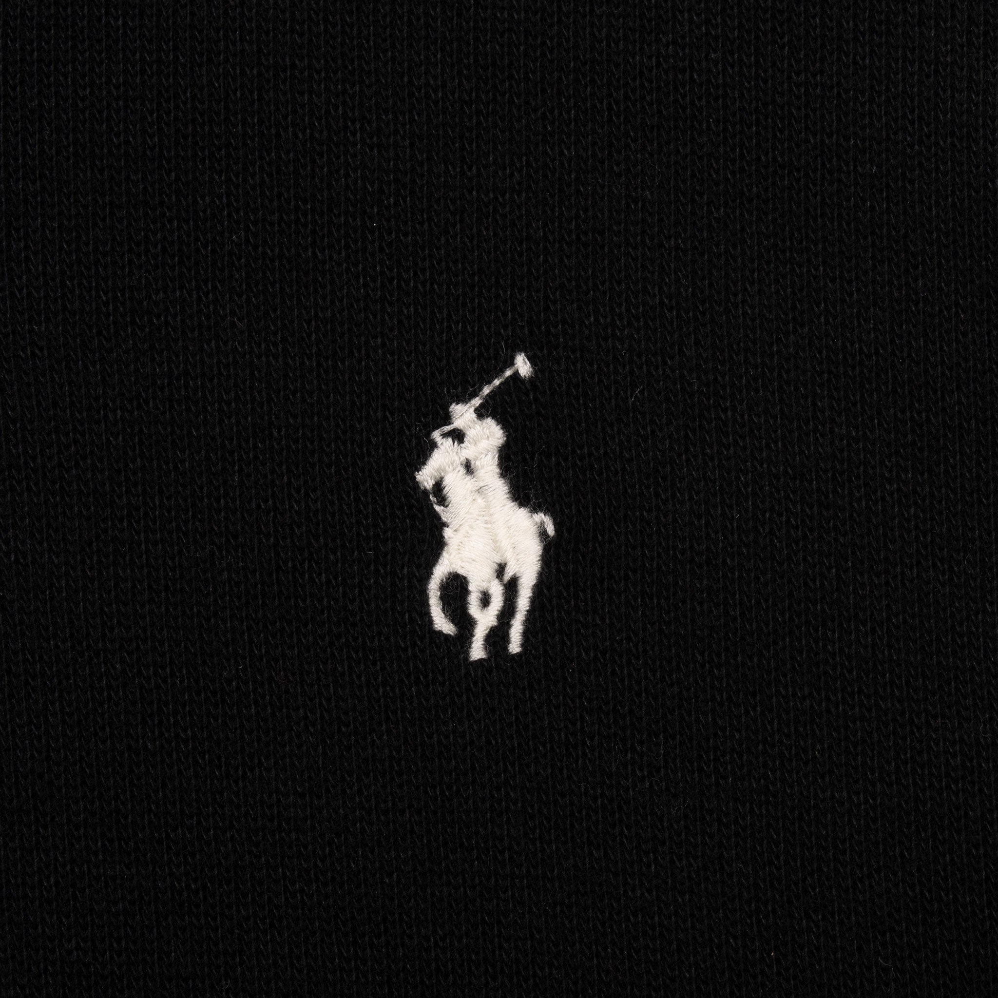 Vintage Polo Ralph Lauren Black Quarter 1/4 Zip Sweater Size Large