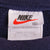 Vintage Blue Nike Centered Swoosh Sweatshirt Late 90s Size Xlarge Made In USA.