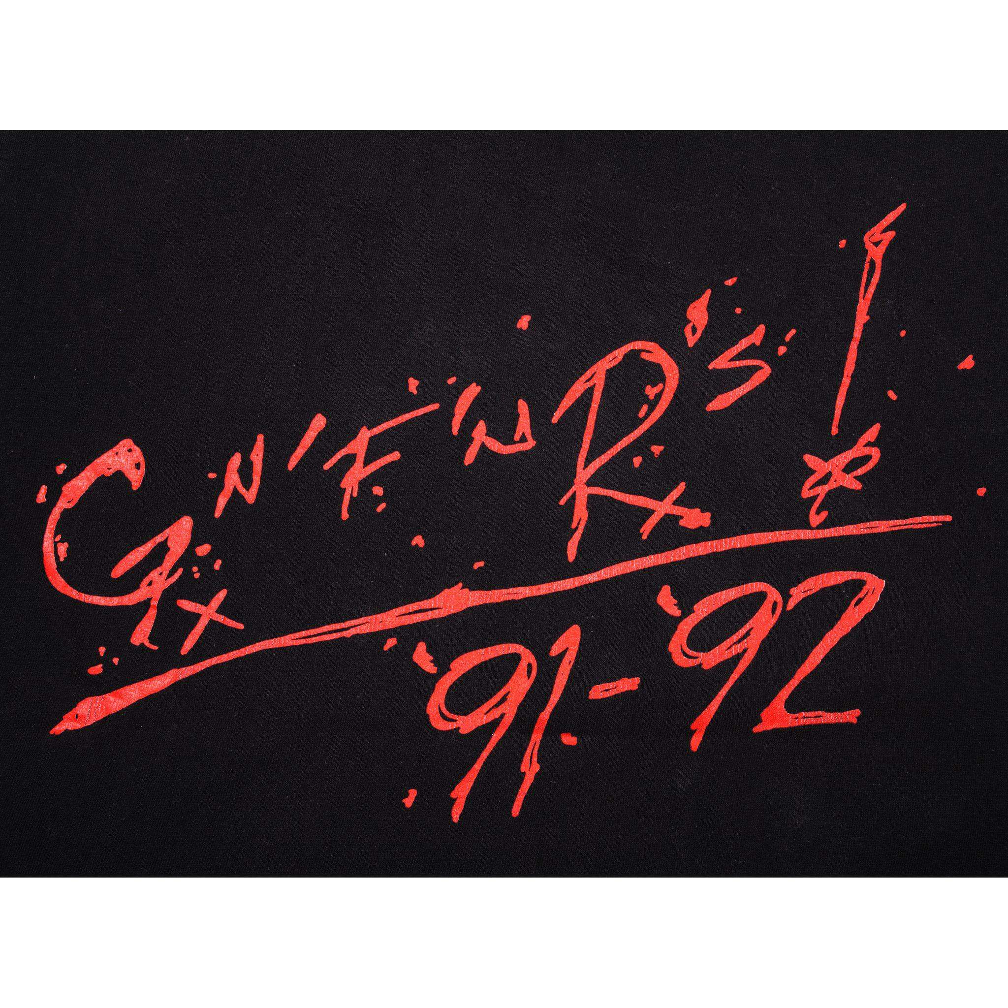 VINTAGE GUNS N' ROSES CONCERT TEE SHIRT 1992 SIZE LARGE MADE IN USA