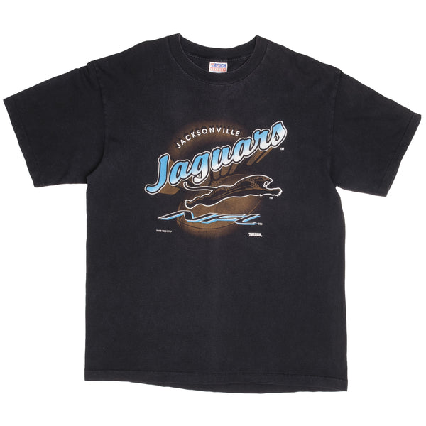 Vintage NFL Jacksonville Jaguars Banned Logo Tee Shirt 1993 Size XL Made In USA