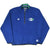 Full front view of blue Seattle Seahawks Starter quarter-zip fleece jacket