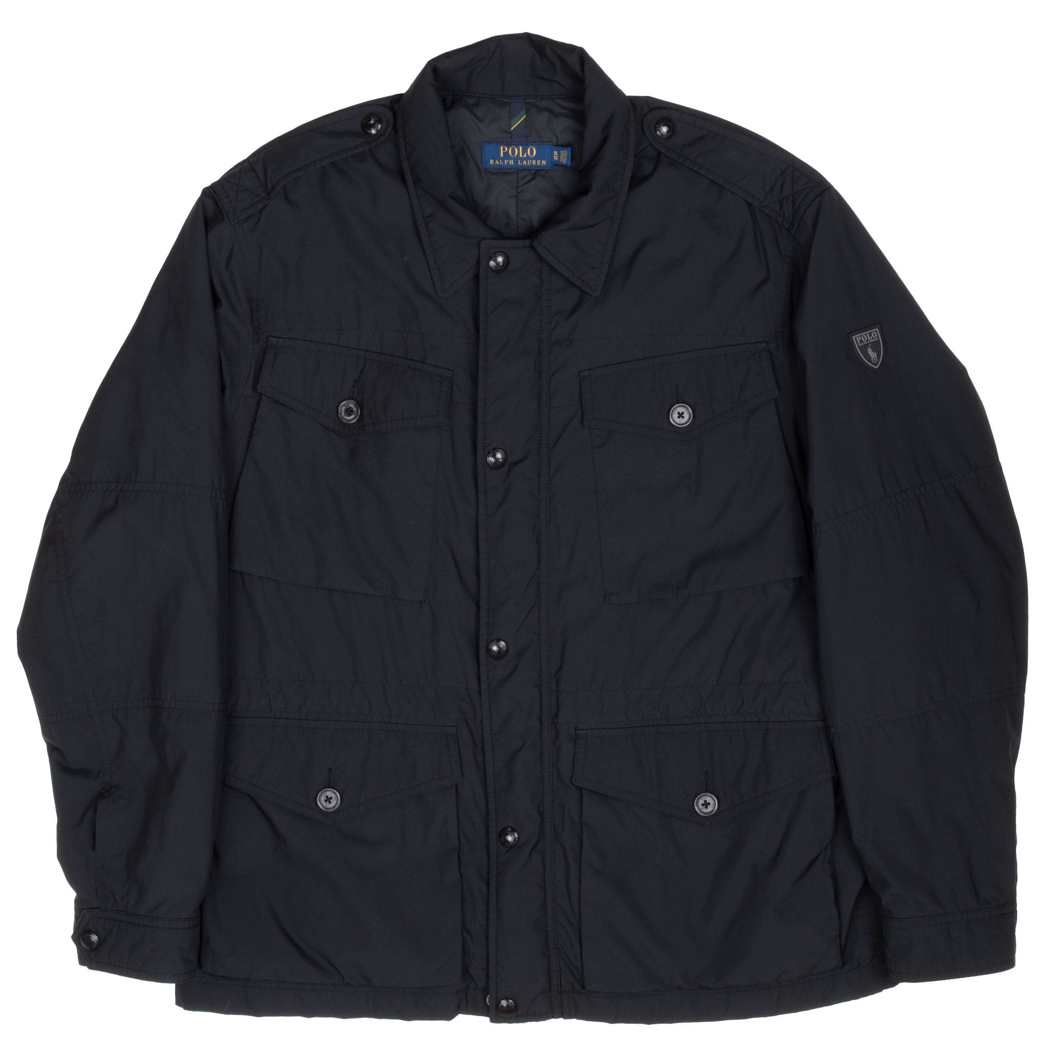 Vintage Polo Ralph Lauren Black Coat Jacket Size XL