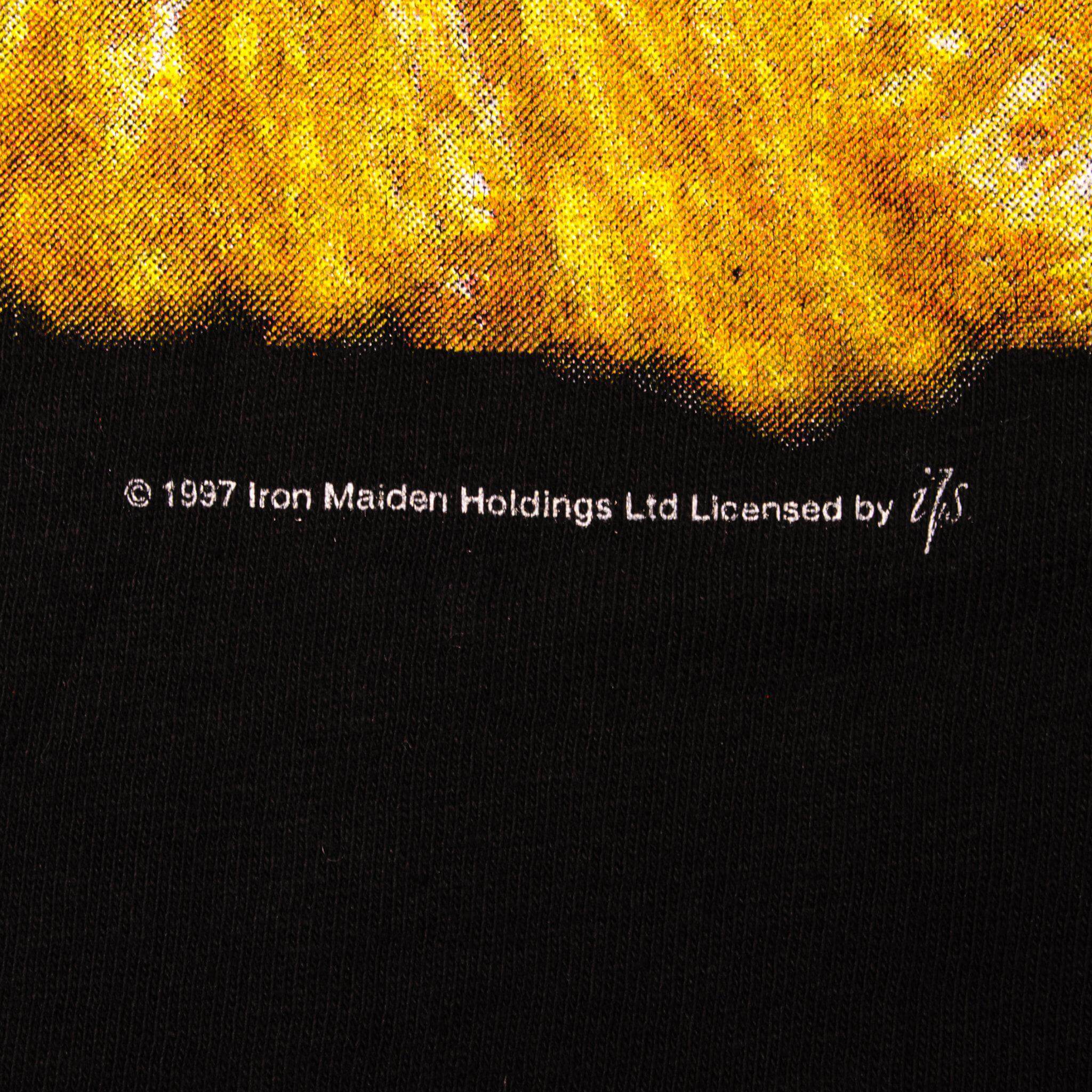 VINTAGE IRON MAIDEN LIVE AFTER DEATH TEE SHIRT 1997 SIZE MEDIUM MADE IN USA