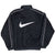 Vintage Nike Big Swoosh Black Windbreaker Jacket 1990S Size Medium Women