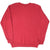 Back of red Indiana University of Pennsylvania crewneck sweatshirt with no graphic