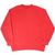 Back of red Stanford Cardinal crewneck sweatshirt with no graphic