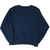 Back of navy Georgetown Hoyas crewneck sweatshirt with ribbed cuffs and hem