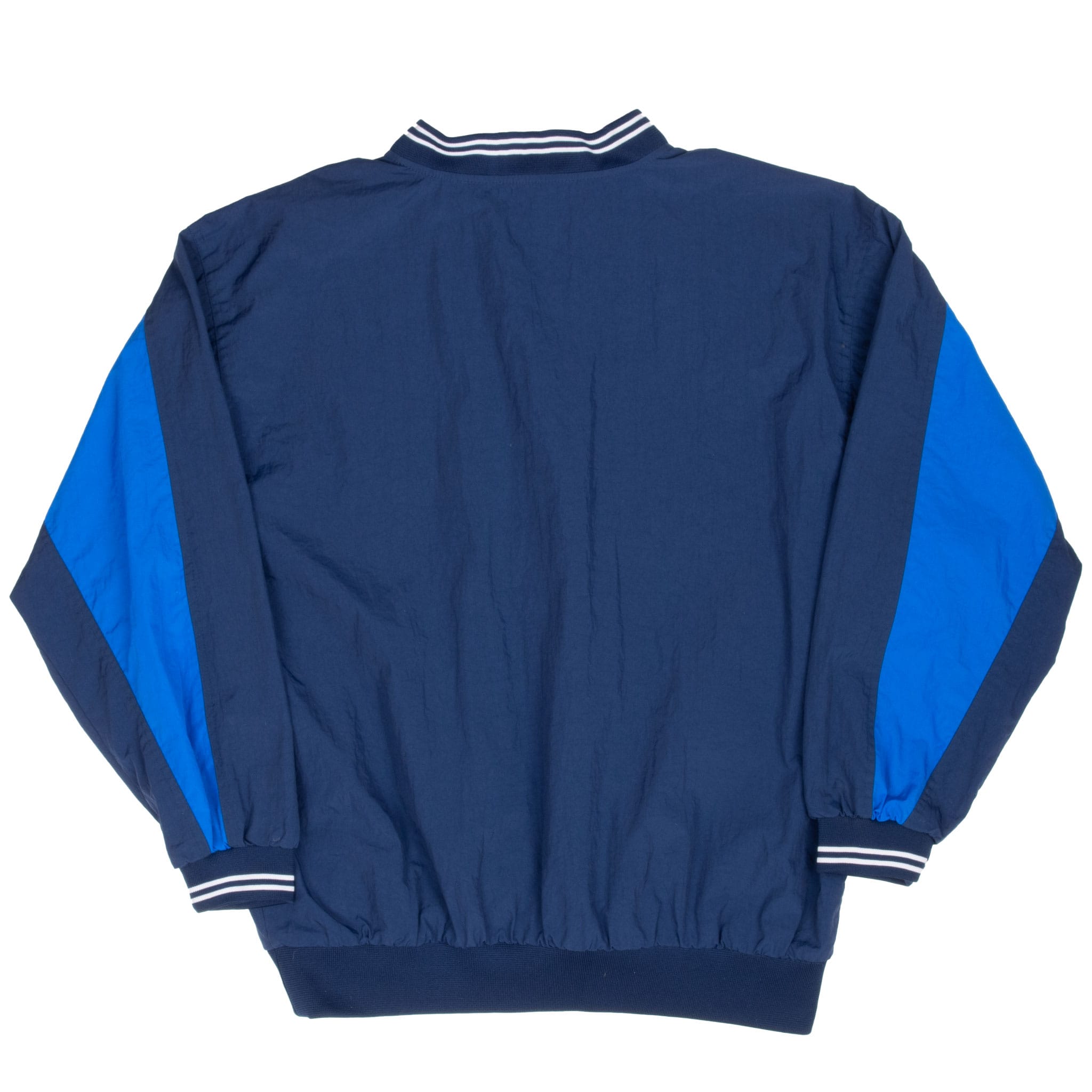 Vintage Nike Center Swoosh Blue Pullover Windbreaker Jacket 1990S Size Xl Women
