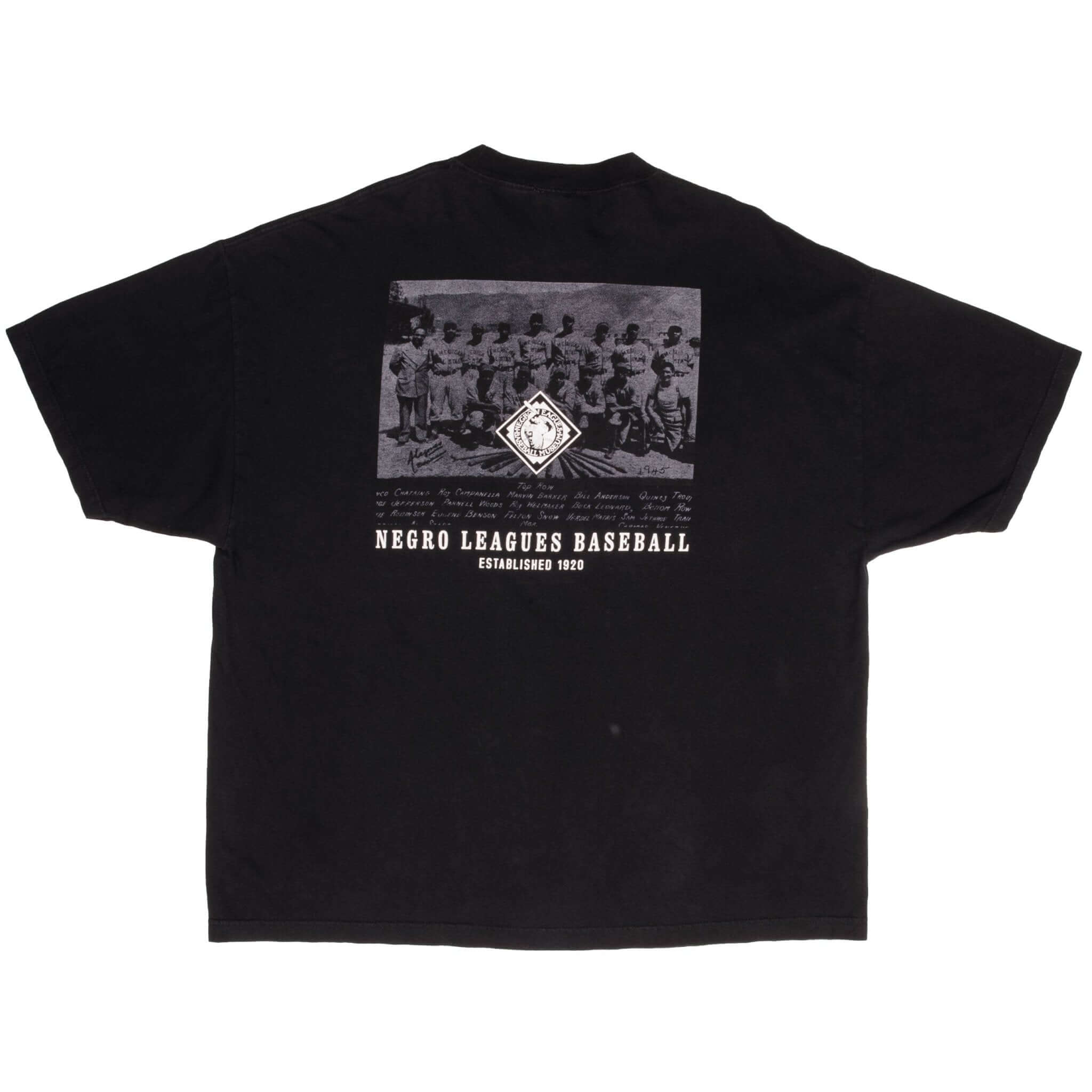 Vintage NLBM Negro League Baseball Museum 1997 Tee Shirt Size 2XL Made In USA 