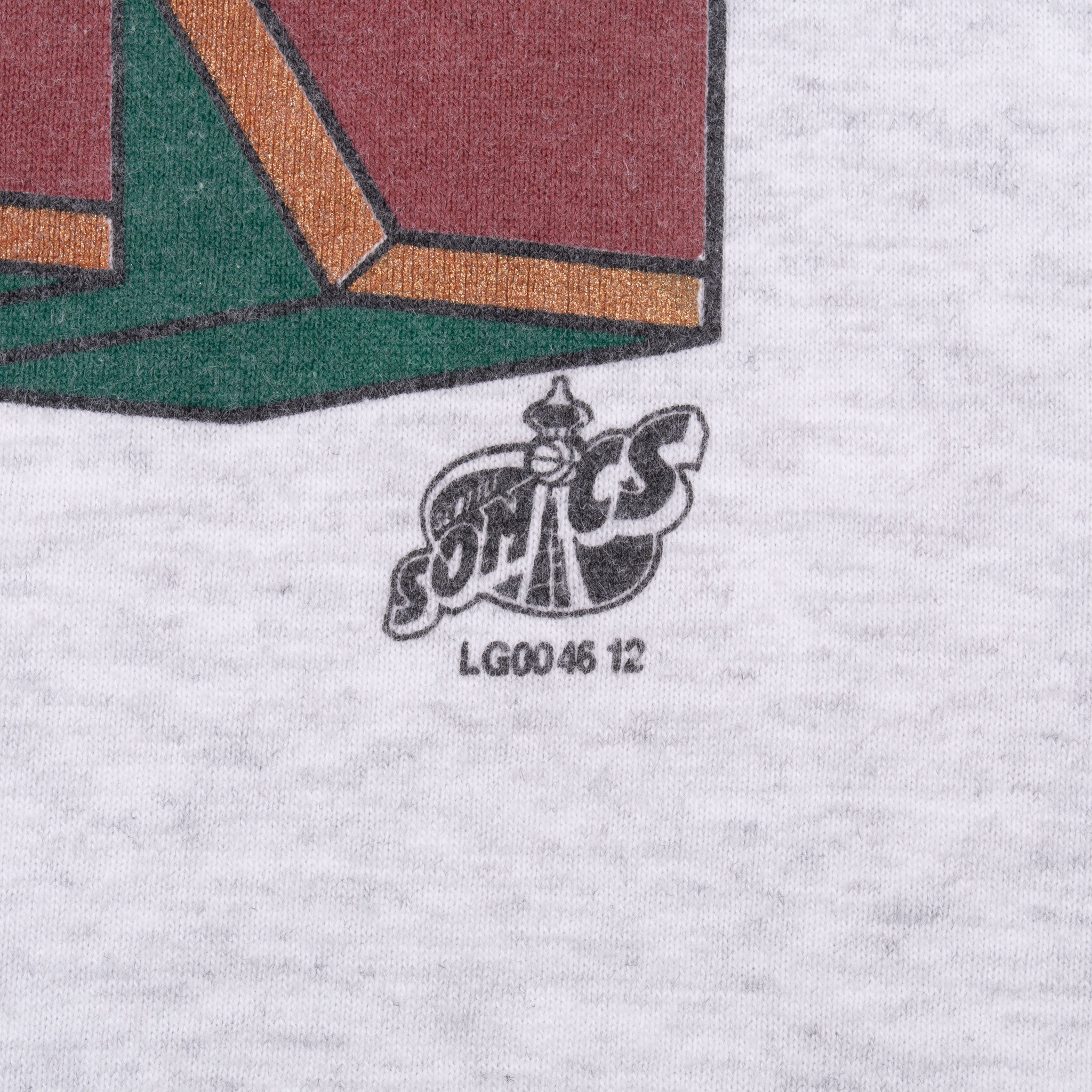 Vintage Nba Seattle Sonics 1996 Play Offs Tee Shirt Size XL