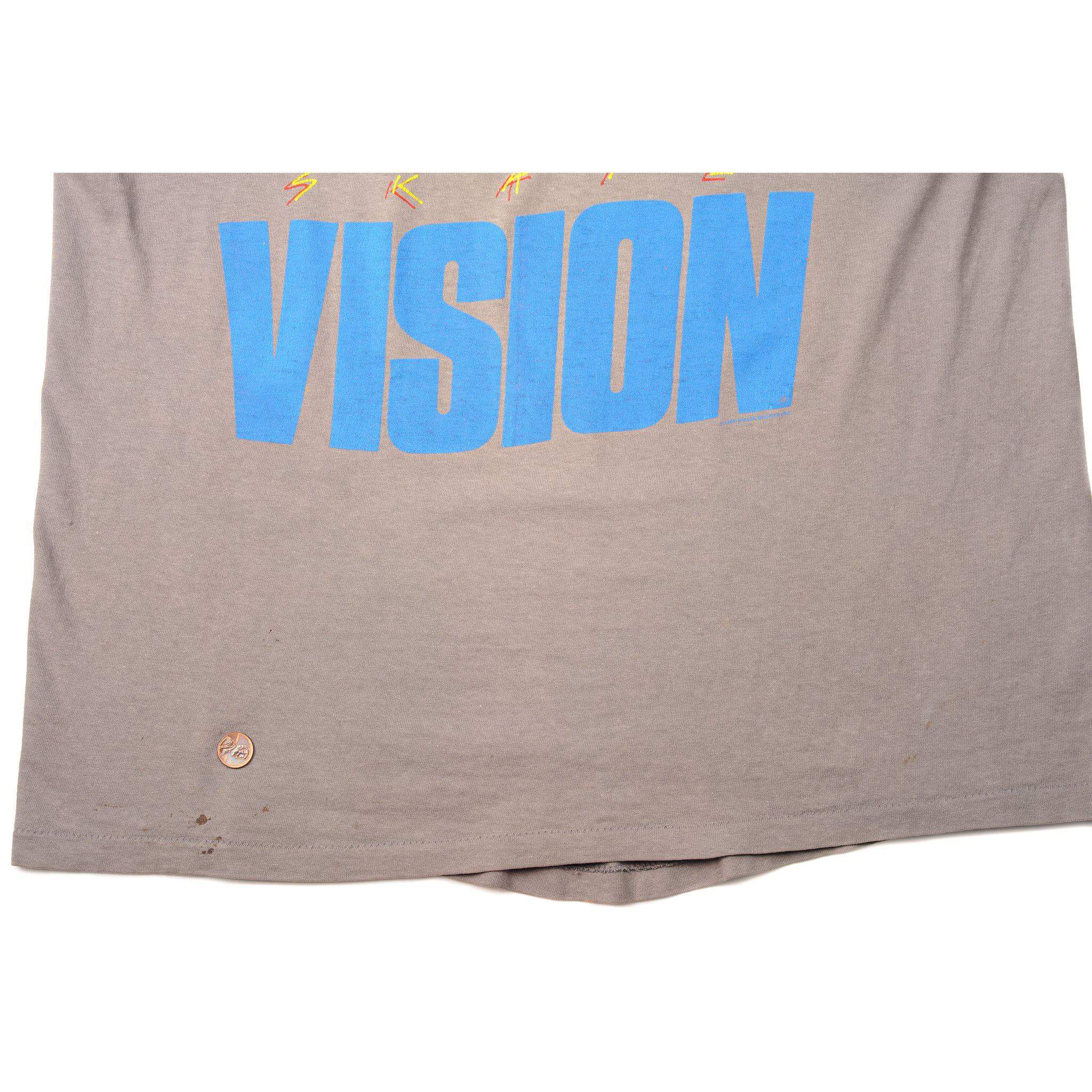 VINTAGE VISION STREETWEAR SKATE TEE SHIRT SIZE XL MADE IN USA