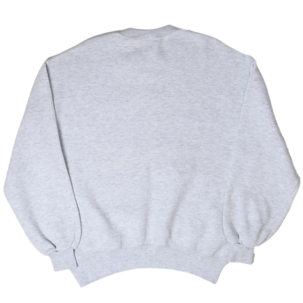 Back of plain gray Kansas City Chiefs crewneck sweatshirt