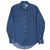 Vintage Wrangler Pearl Snap Button Blue Denim Shirt 1980S Size 15 1/2 X 34 Xlong Tail Made In Usa
