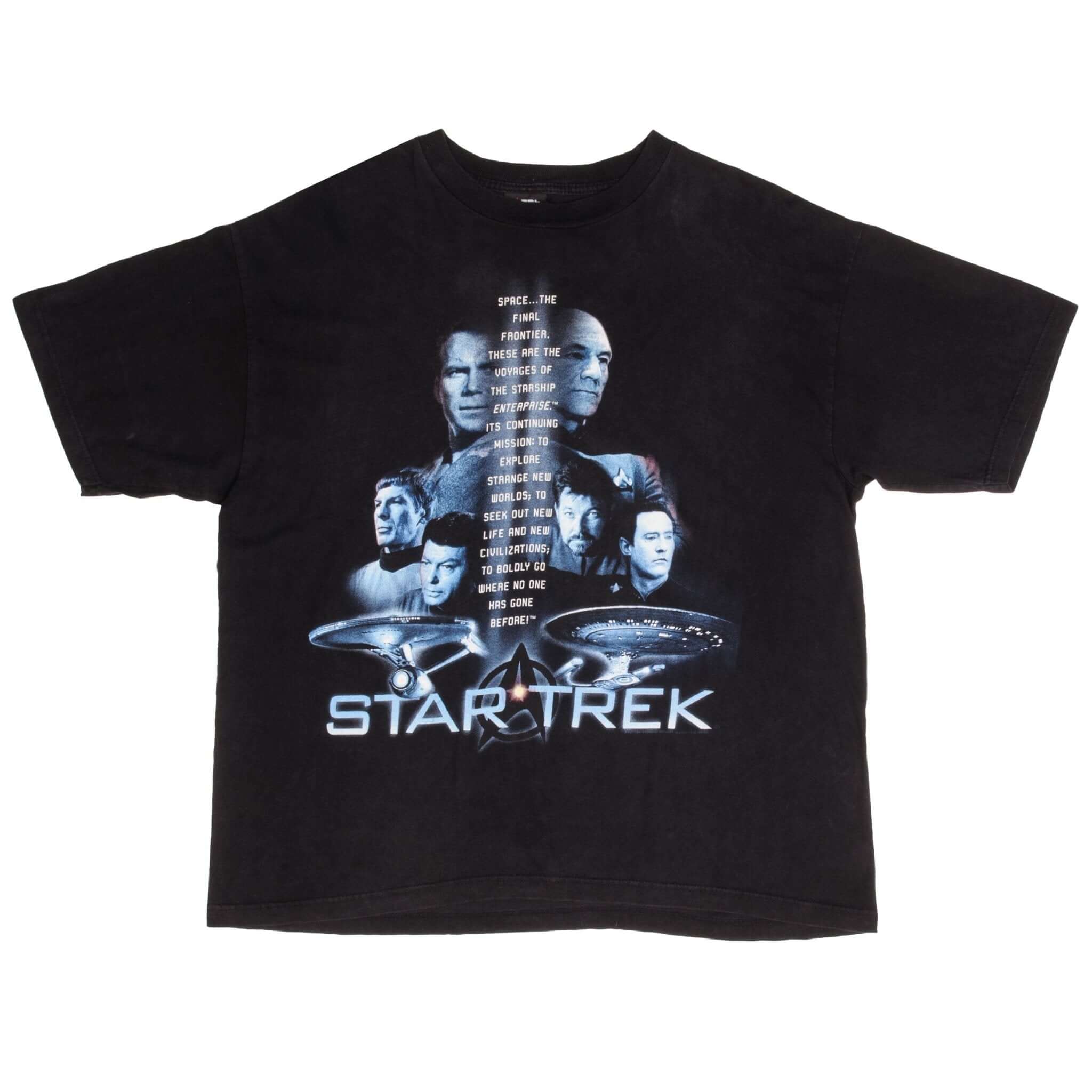 VINTAGE STAR TREK TEE SHIRT 1998 SIZE LARGE