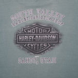 Vintage Harley Davidson Sandy Utah Sage Green Tee Shirt 2005 Size Large