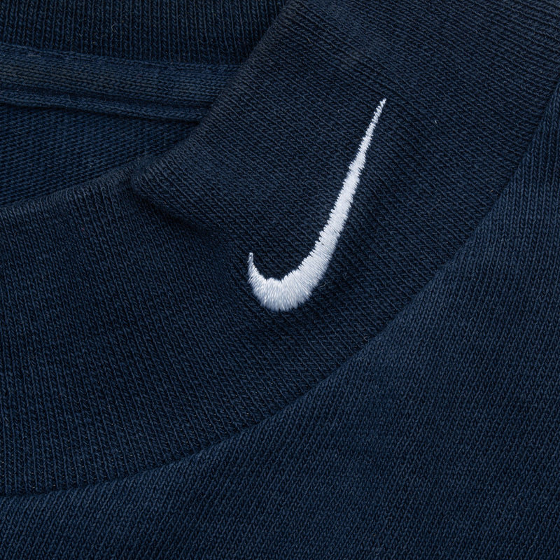 Vintage Nike Navy Blue Long Sleeve Turtle Neck Tee Shirt 1990S Size Large Made In Usa