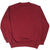 Back of plain burgundy Nike crewneck sweatshirt