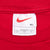 Vintage Nike Classic Swoosh Red Tee Shirt 1990S Size XL Made In Usa