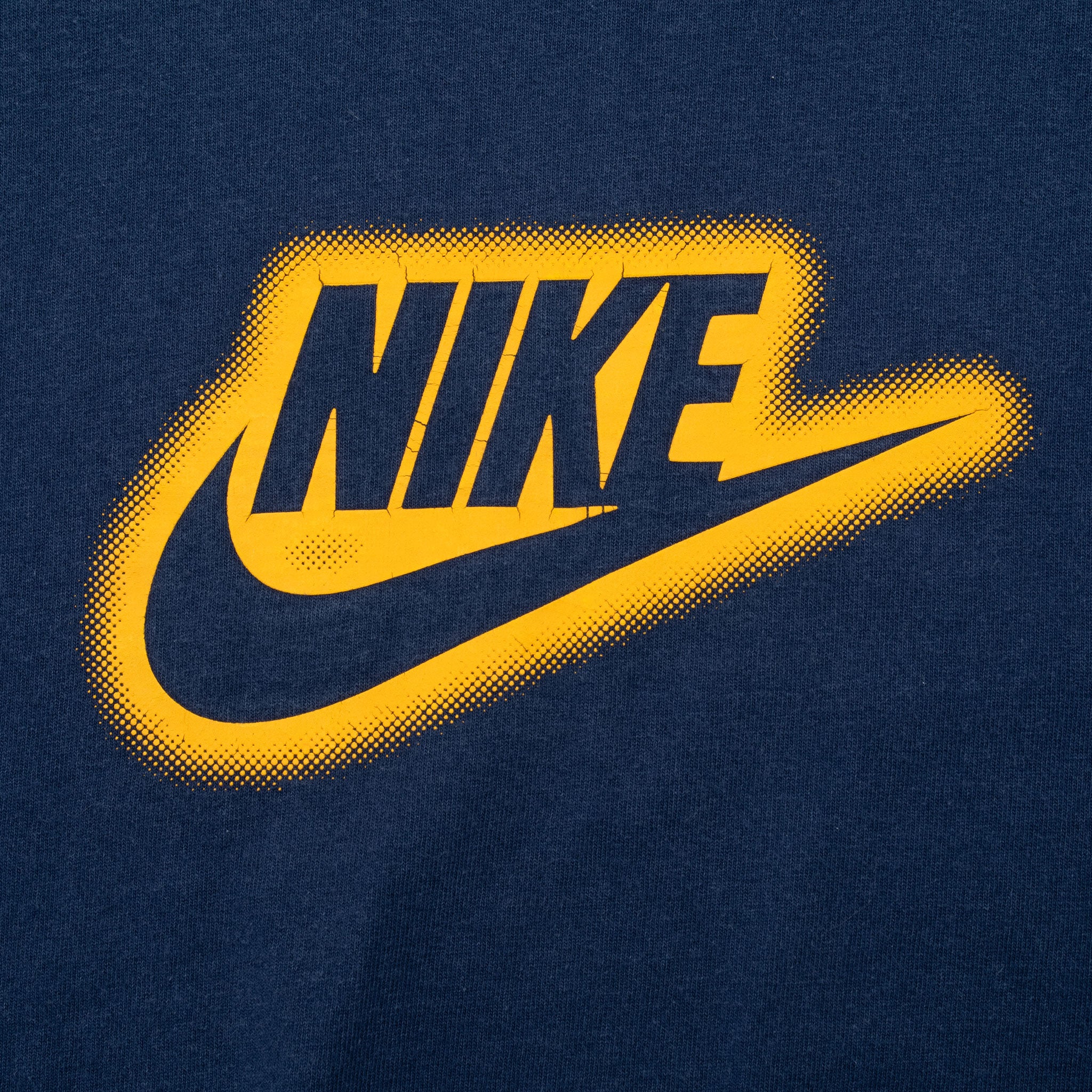 Vintage Nike Spellout Blue Tee Shirt 2000S Size XL