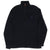 Vintage Polo Ralph Lauren Black Quarter 1/4 Zip Sweater 1990S Size Small