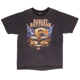 Vintage Harley Davidson Australia 1996 Size Large With Single Stitch Sleeves