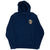 Vintage Ralph Lauren Beach Palm Tree Embroidered Blue Hoodie Sweatshirt Size 2XL
