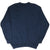 Back of navy Dallas Cowboys crewneck sweatshirt with no graphic