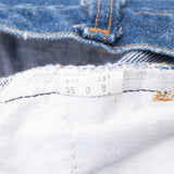Vintage Levis 517 Orange Tab Indigo Jeans Boot Cut Size 38X37 Made In Usa With Medium Wash 1980s

Size on tag 40X38 actual Size Is 38X37

Back Button #39

Talon Zipper