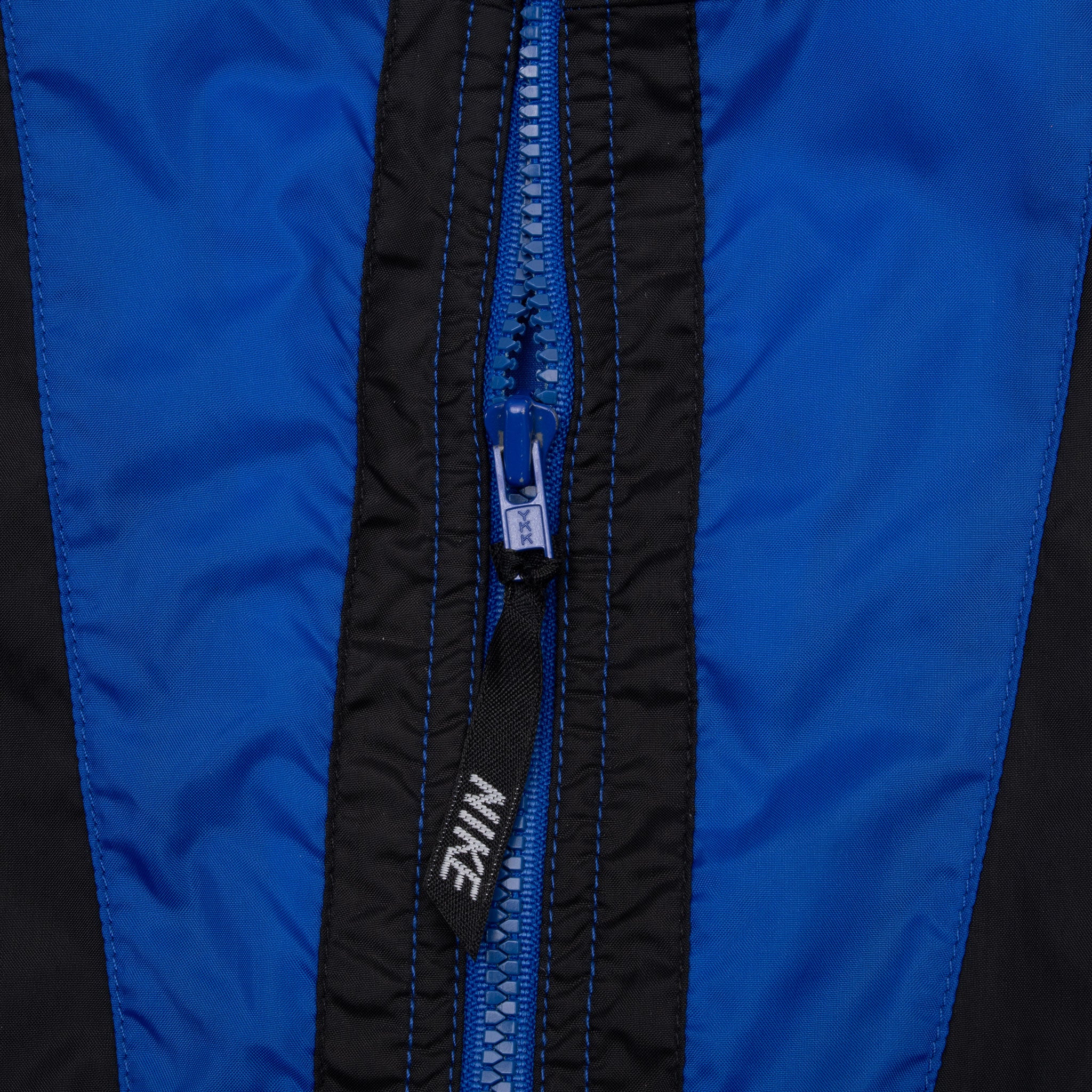 Vintage Nike Classic Swoosh Blue Windbreaker Jacket 1990S Size Large