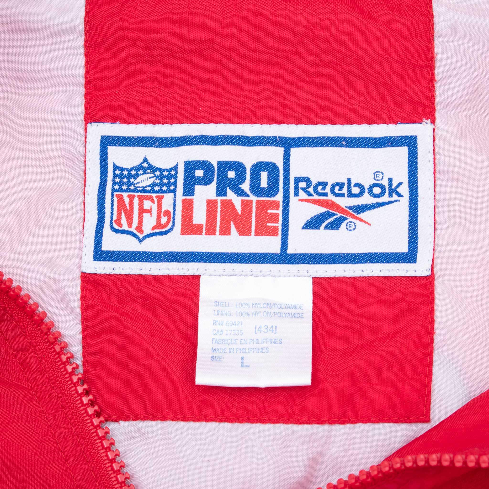 Vintage Nfl Atlanta Falcons Reebok Windbreaker Jacket 1990S Size Large