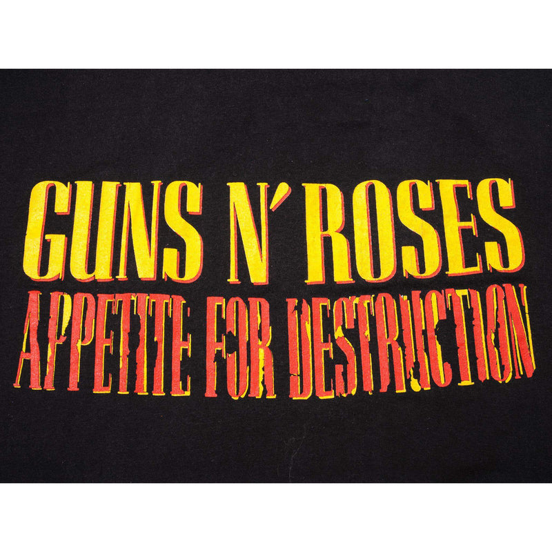 VINTAGE GUNS N' ROSES APPETITE FOR DESTRUCTION TEE SHIRT 1983 MEDIUM MADE IN USA