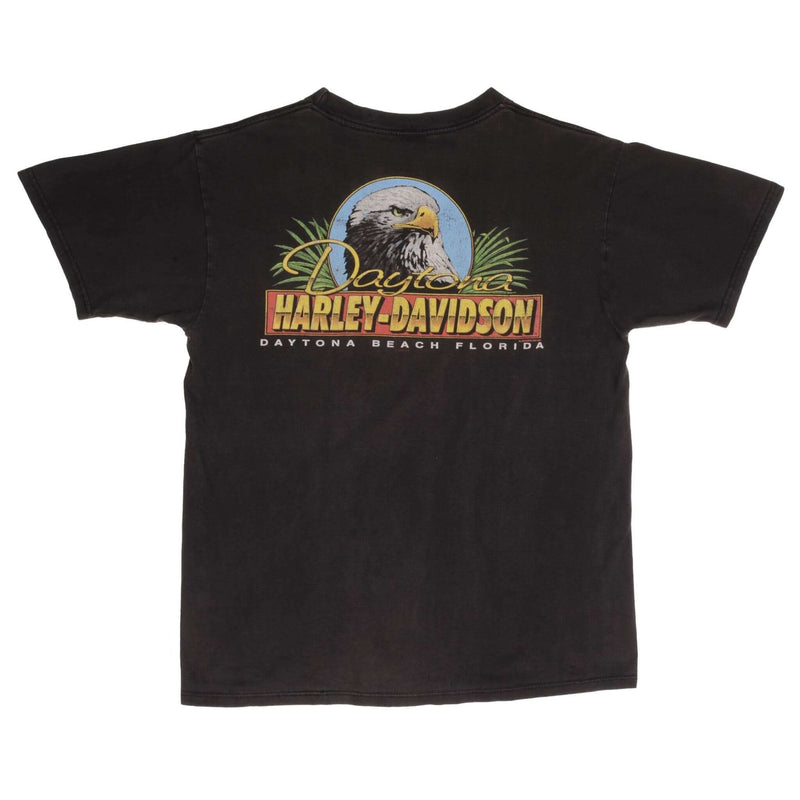 Vintage Harley Davidson Daytona Beach Fl Tee Shirt 1998 Size Large Made In USA