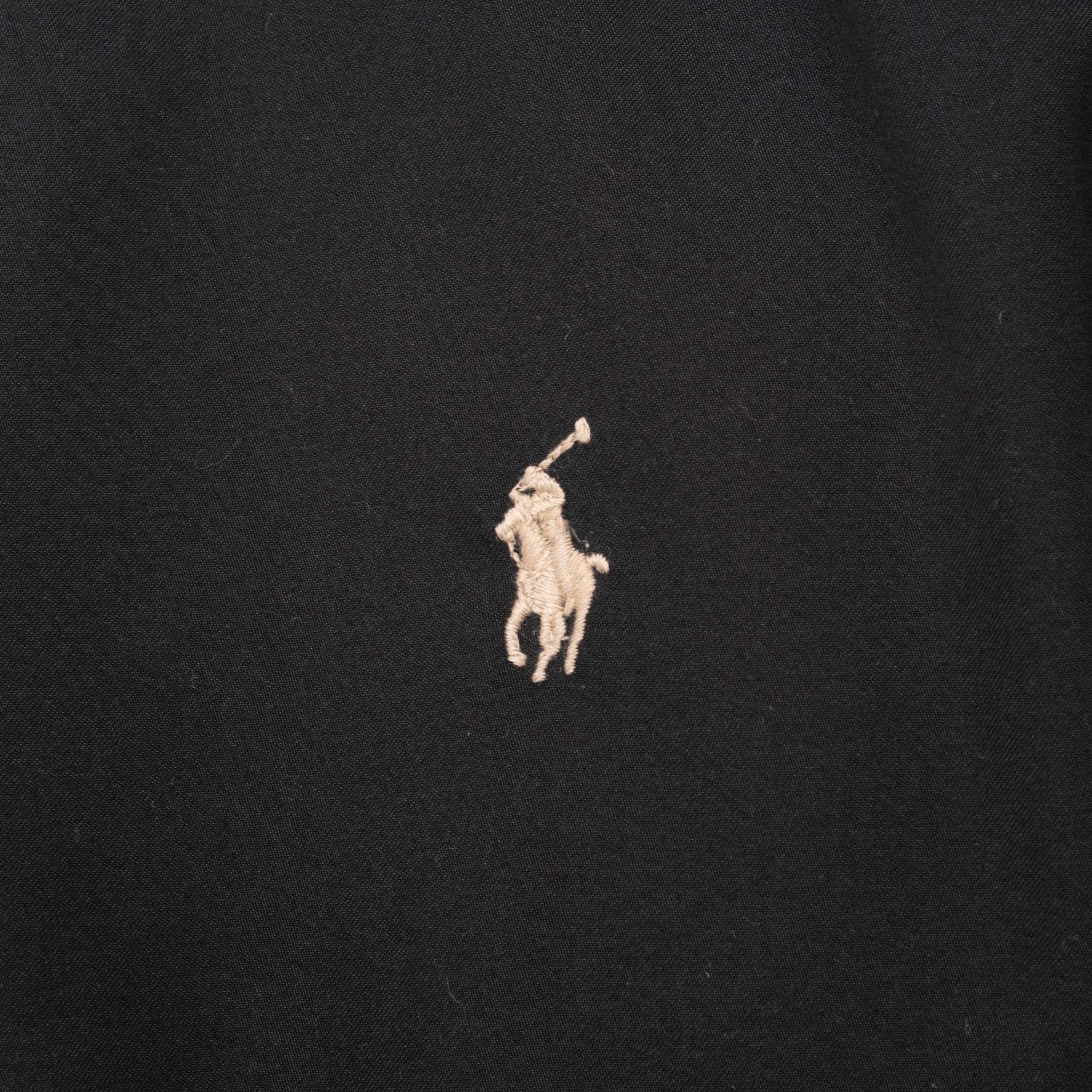 Vintage Polo Ralph Lauren Black Harrington Golf Jacket 1990S Size 2XL Big