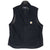 Vintage Carhartt Sherpa Lined Black Vest Jacket Size Large