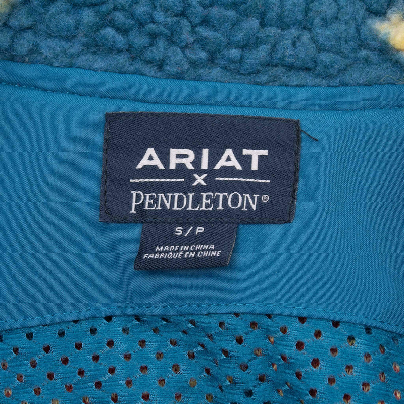 Vintage Pendleton X Ariat Aztec Fleece Jacket Size Small