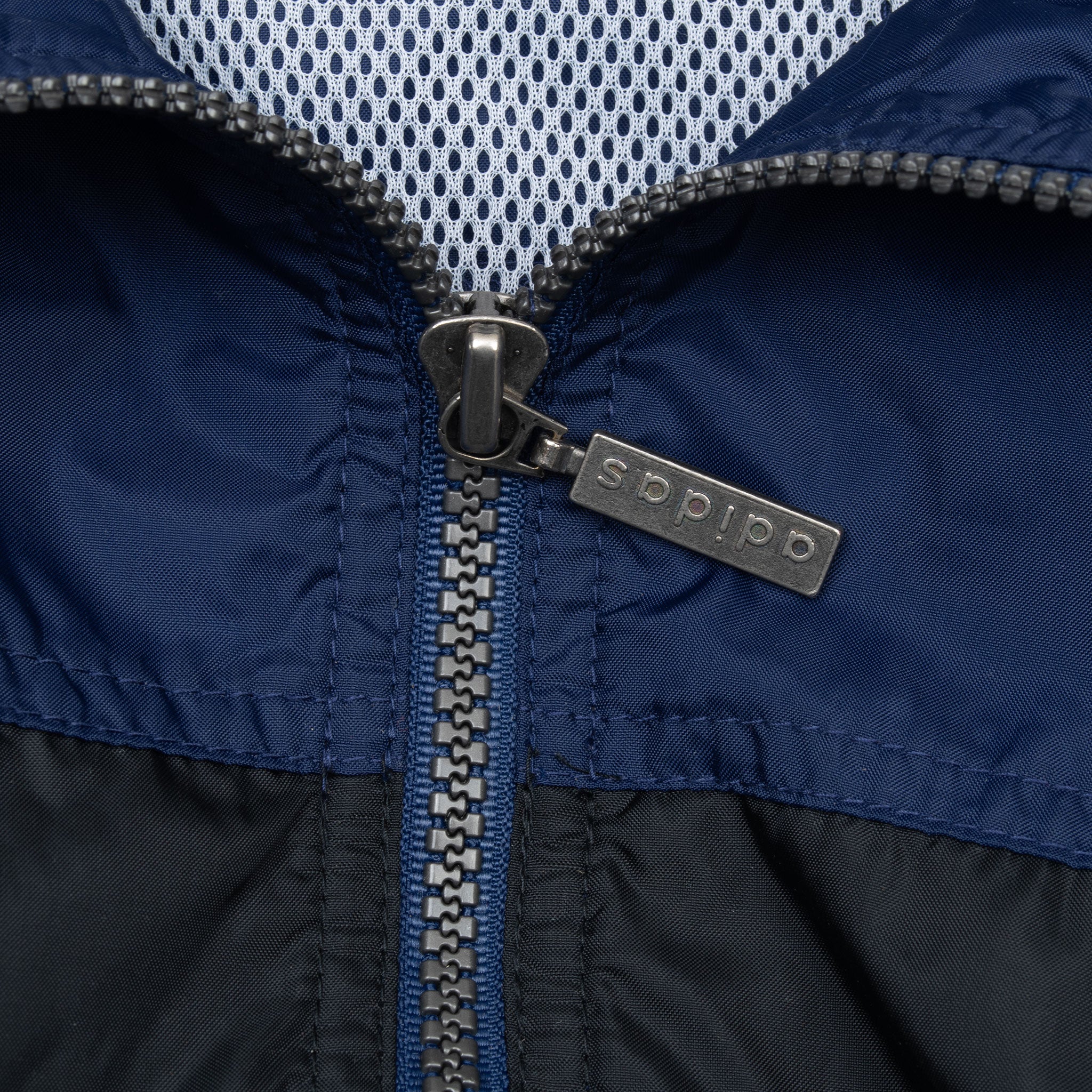 Vintage Adidas Blue Windbreaker Jacket 1990S Size Large