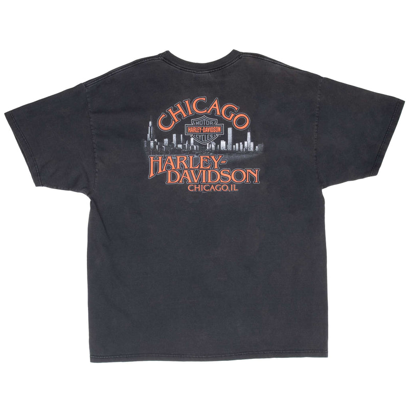 Vintage Harley Davidson Chicago Tee Shirt 2004 Size XL