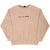 Vintage Nike Spellout Beige Crewneck Sweatshirt 1990S Size XL