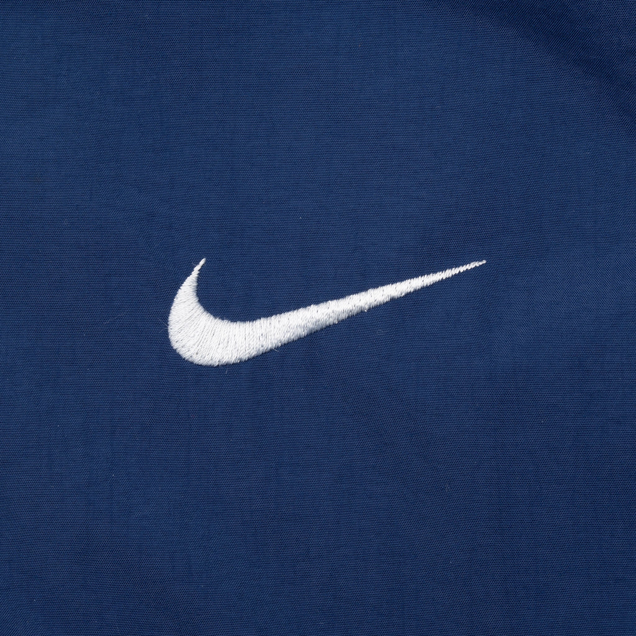 Vintage Nike Classic Swoosh Blue Windbreaker Jacket 1990S Size Medium