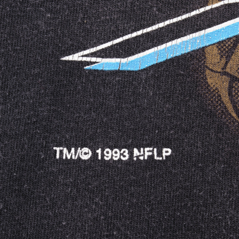 Vintage NFL Jacksonville Jaguars Banned Logo Tee Shirt 1993 Size XL Made In USA