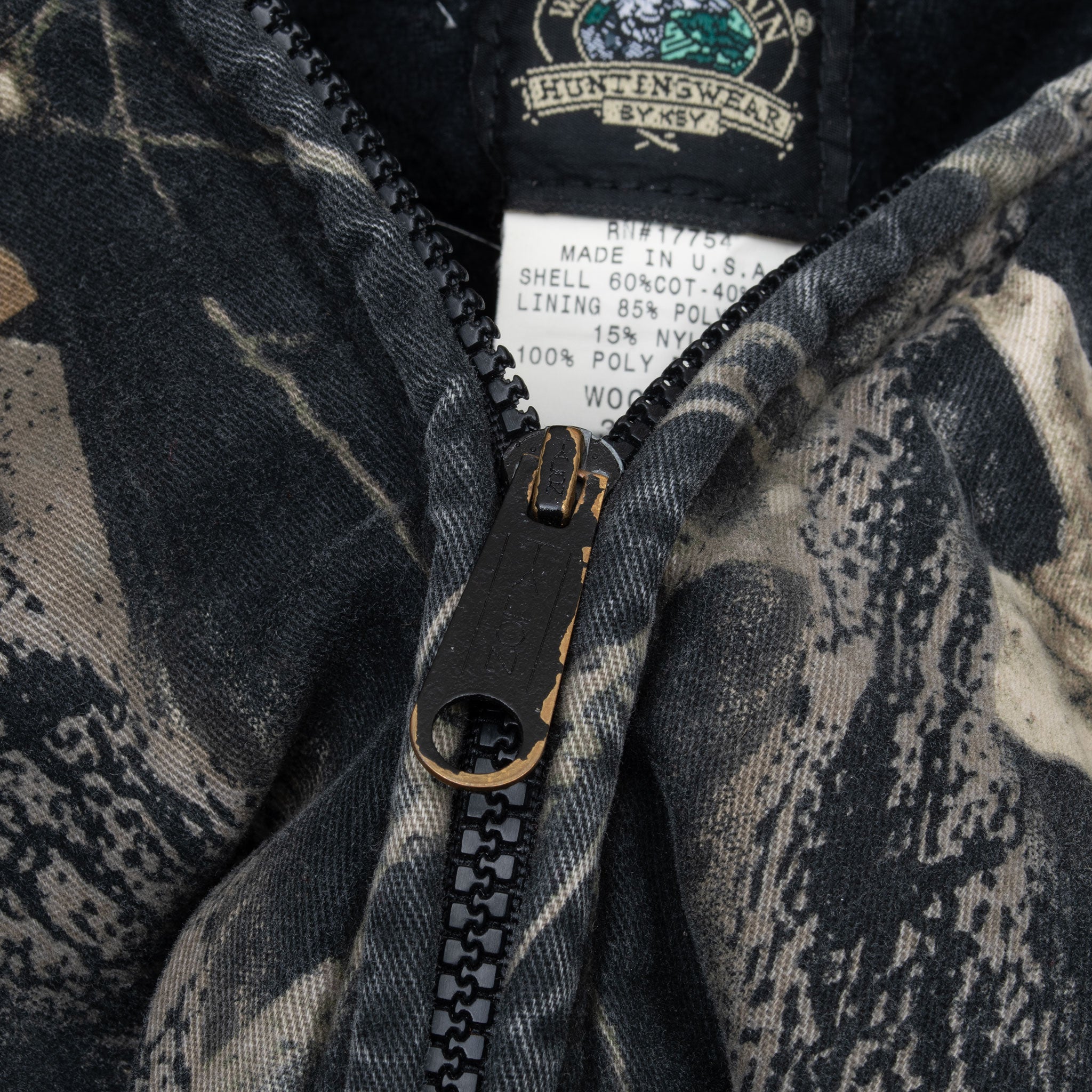 Vintage Hunting Mossy Oak Break Up Camo Active Jacket 1990S Size XL Made In Usa