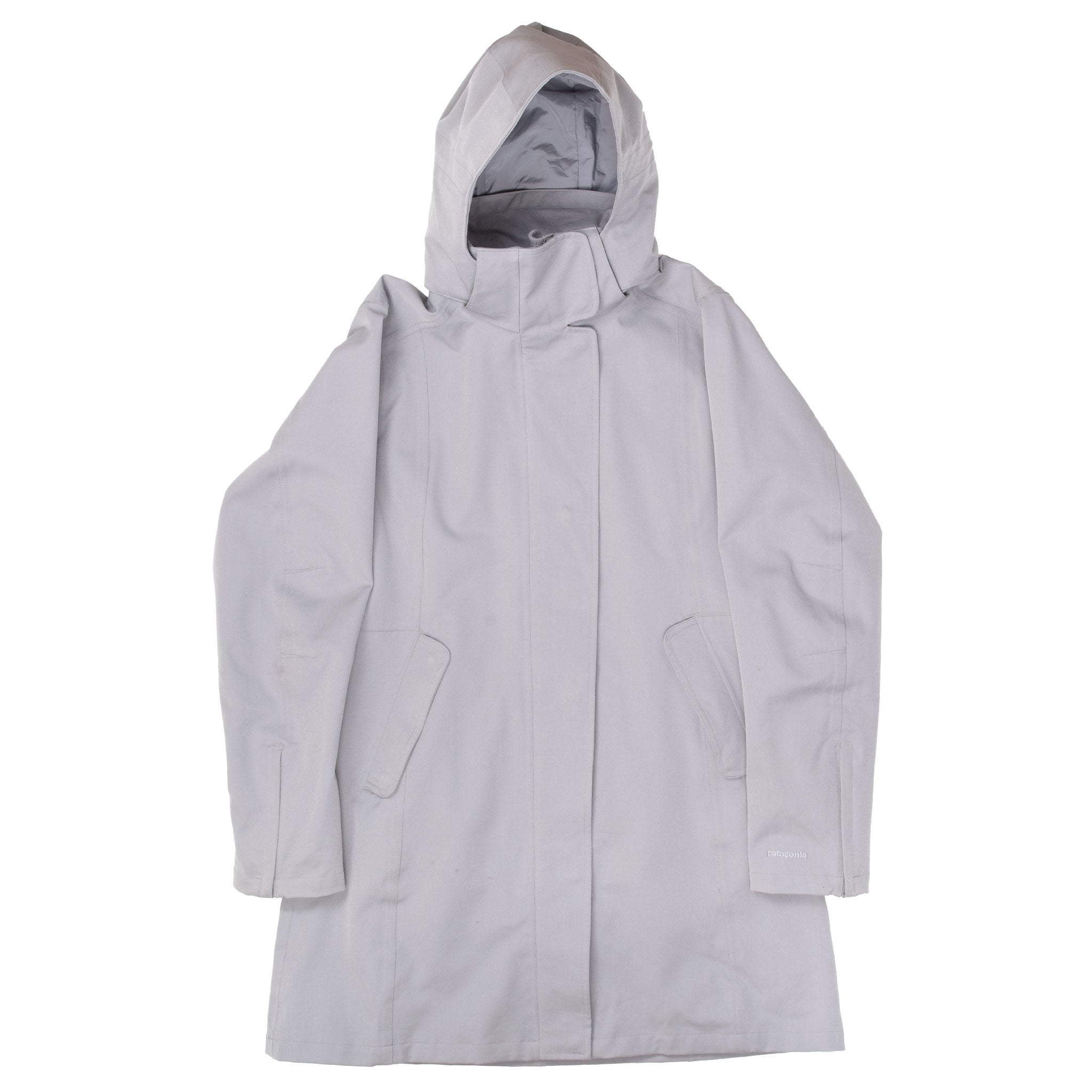 Vintage Patagonia Womens Grey Parka Shell Jacket Size Large

