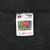 Close-up of Fruit of the Loom XL neck label marked Made in USA and 100% cotton