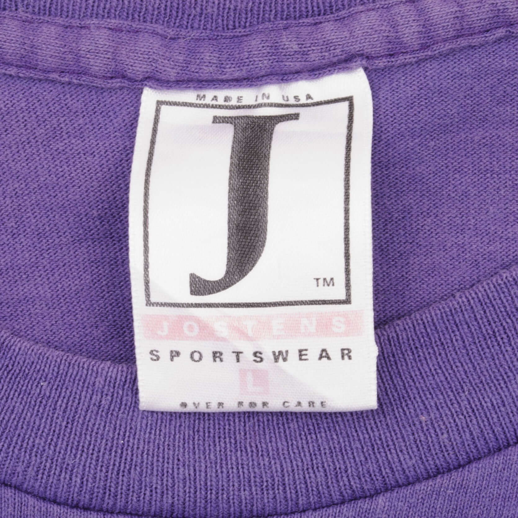 Vintage NFL Minnesota Vikings Tee Shirt Size Large Made In USA With Single Stitch Sleeves