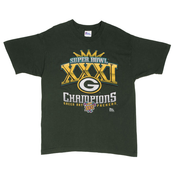 Vintage NFL Green Bay Packers Super Bowl Champions 1997 Tee Shirt Size Large Made In USA
