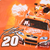 Front graphic detail with Tony Stewart signature, No. 20 and Home Depot Toyota Camry race car