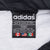 Vintage Adidas Black 3 Stripes Windbreaker Jacket 1990S Size XL