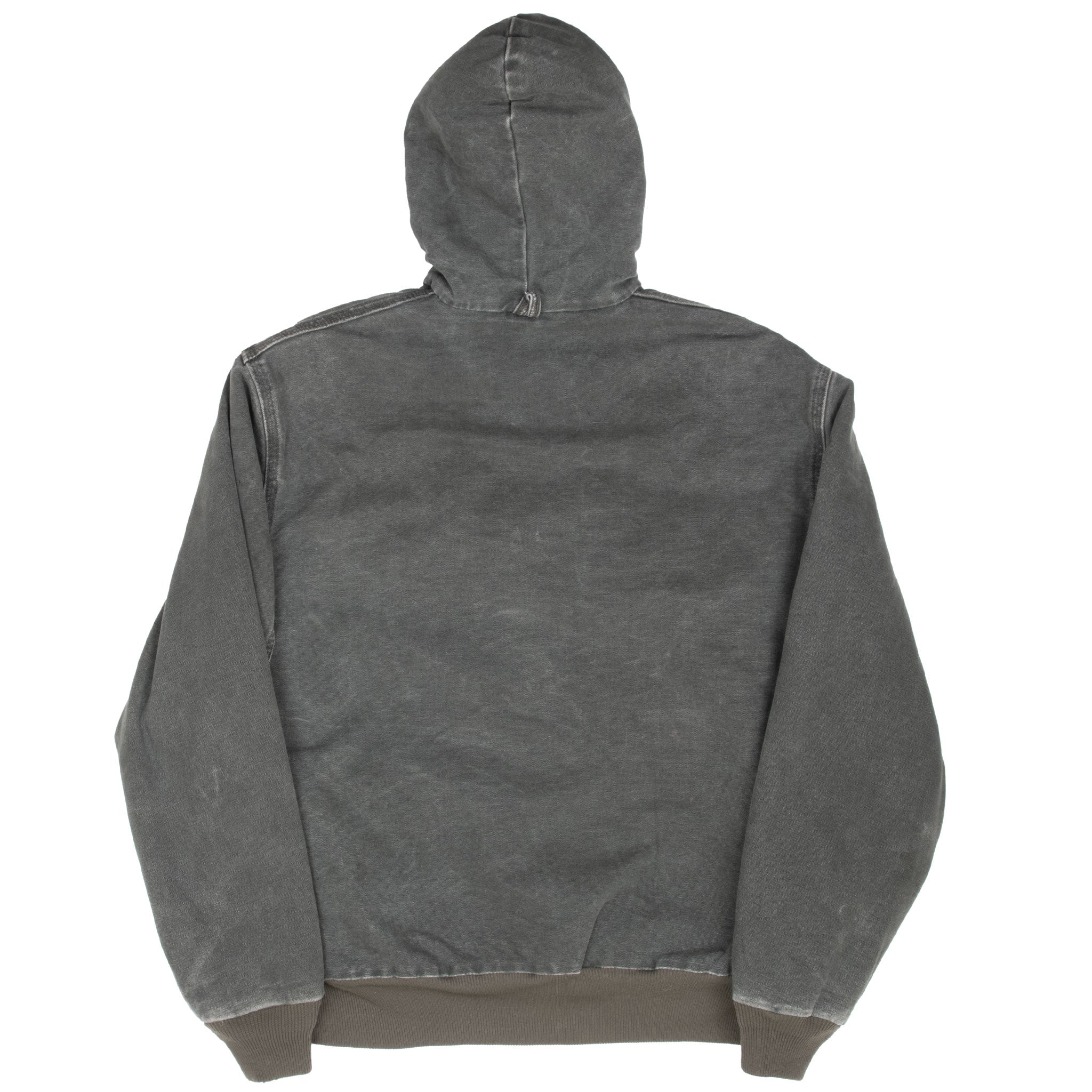 Vintage Carhartt Green Faded Active Hooded Jacket 1990S J68Mos Size Medium