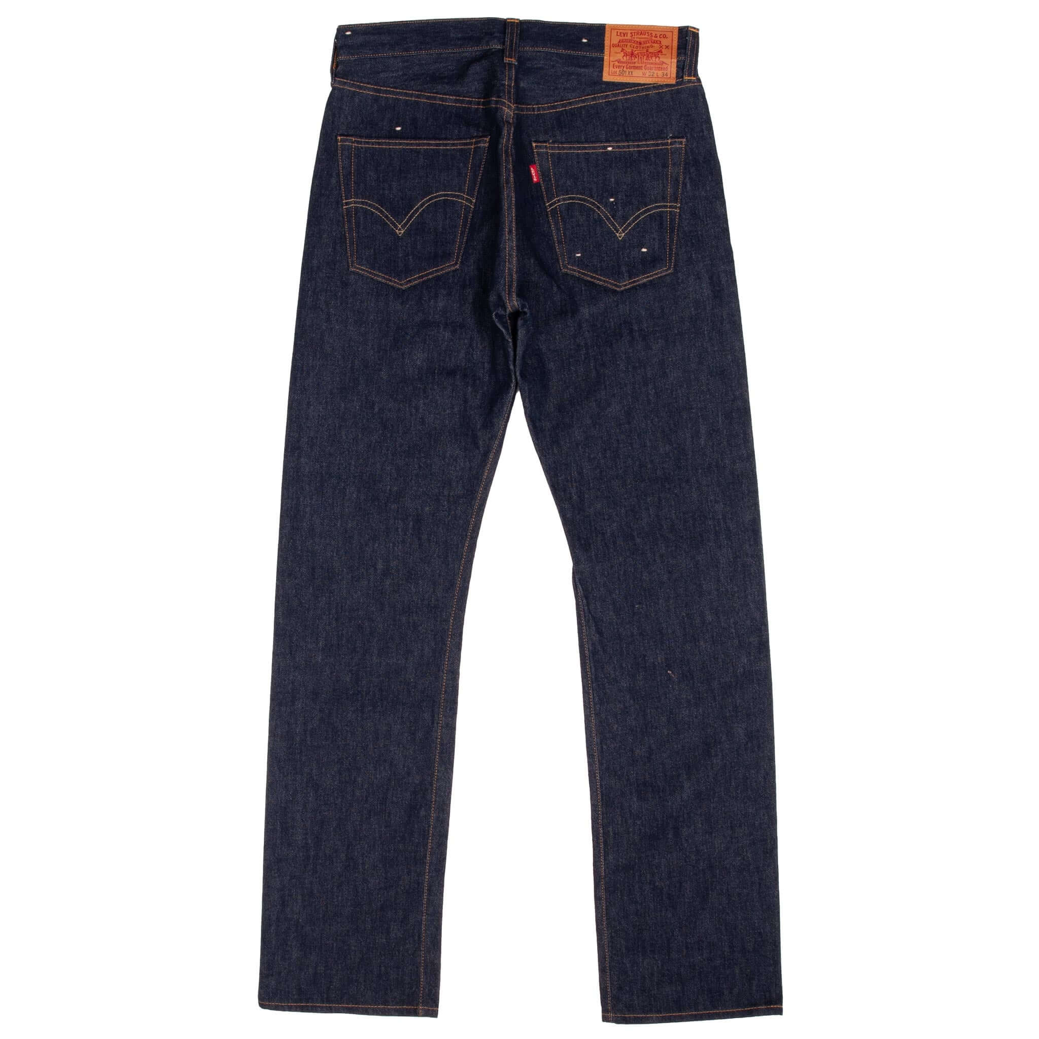 VINTAGE LEVIS BIG E 501XX LVC JEANS INDIGO RIVET SELVEDGE